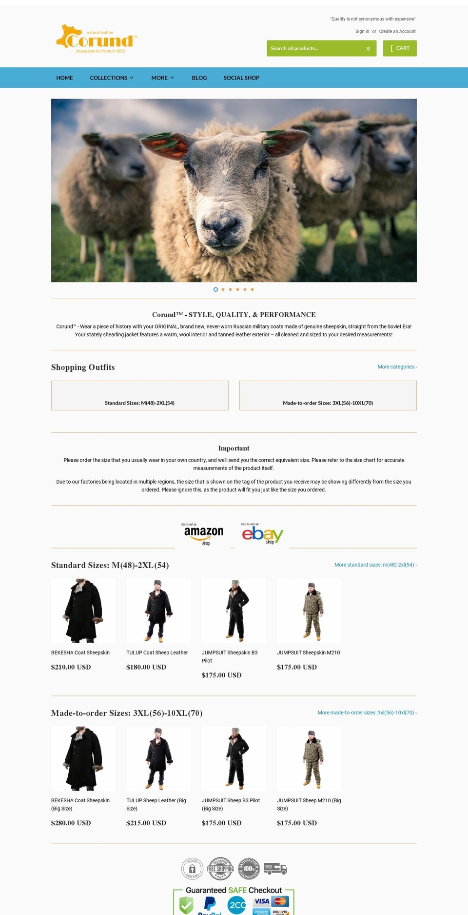 corundkz.com shopify website screenshot