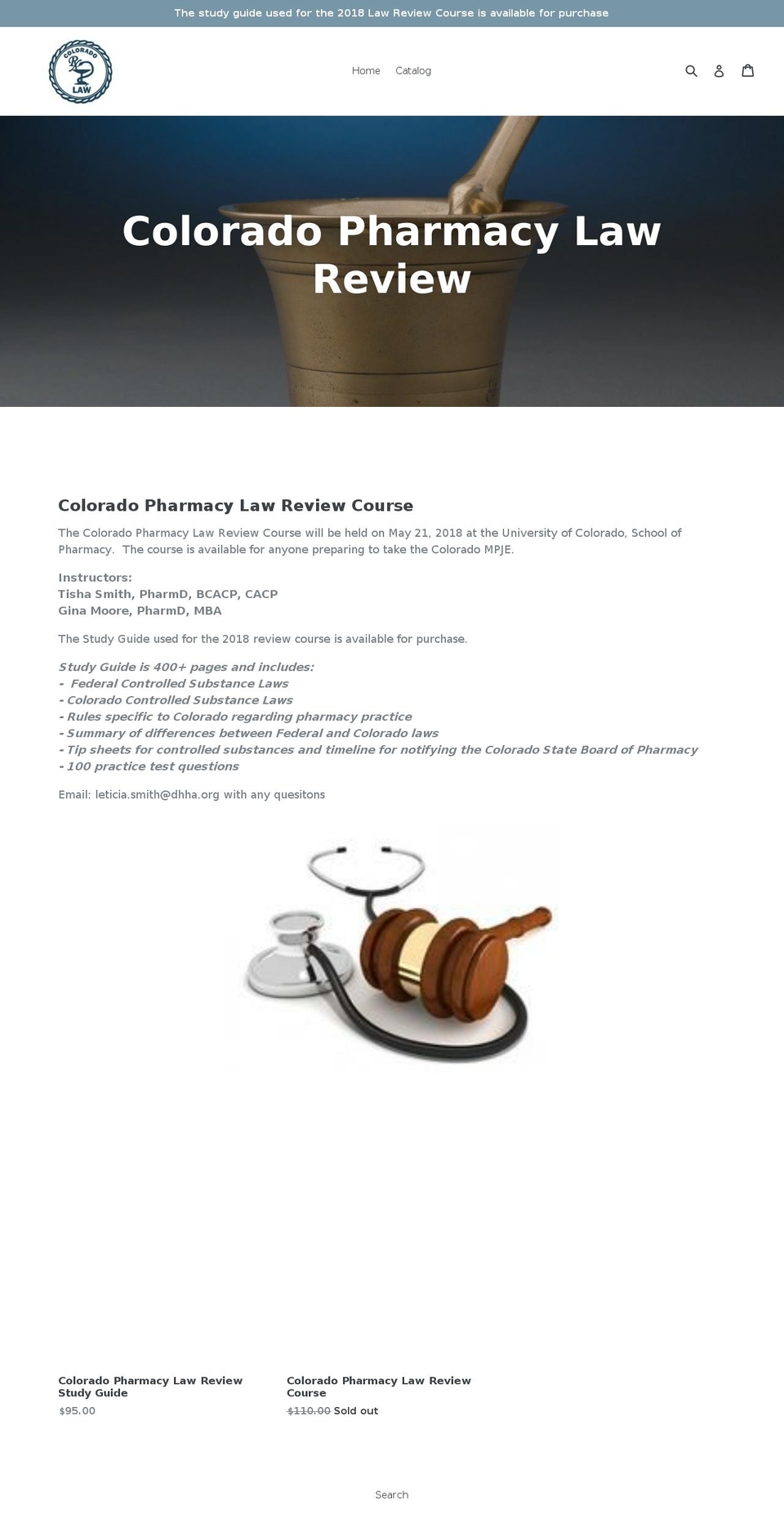 corxlawreview.com shopify website screenshot