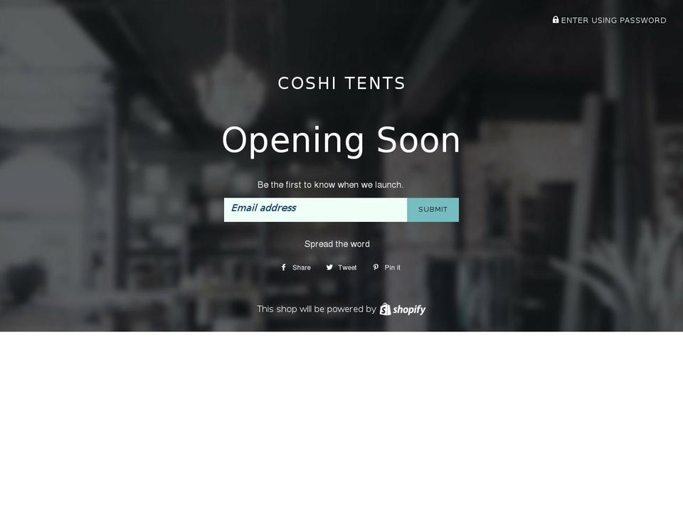 coshitents.com — Shopify storefront screenshot