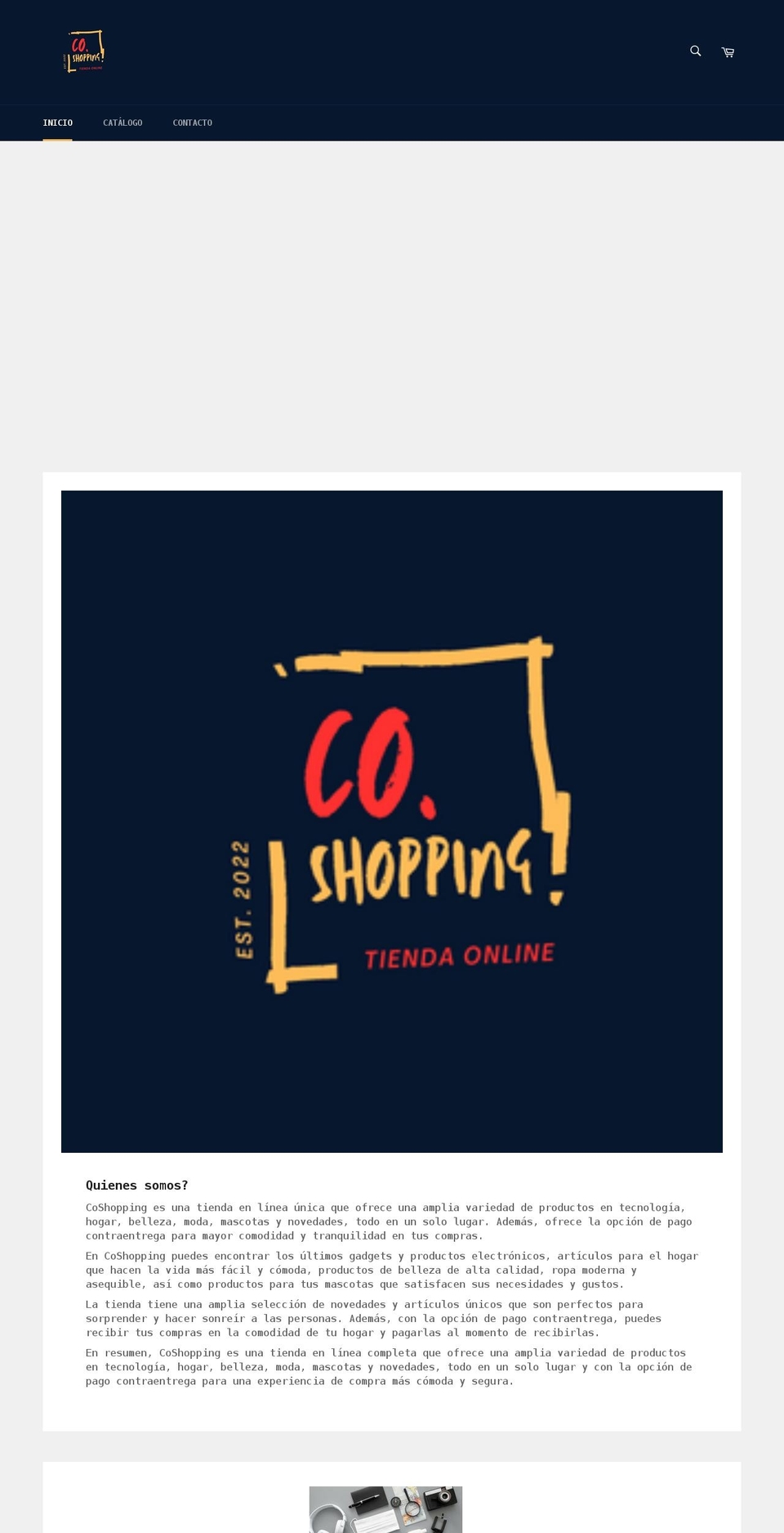 coshopping.store shopify website screenshot