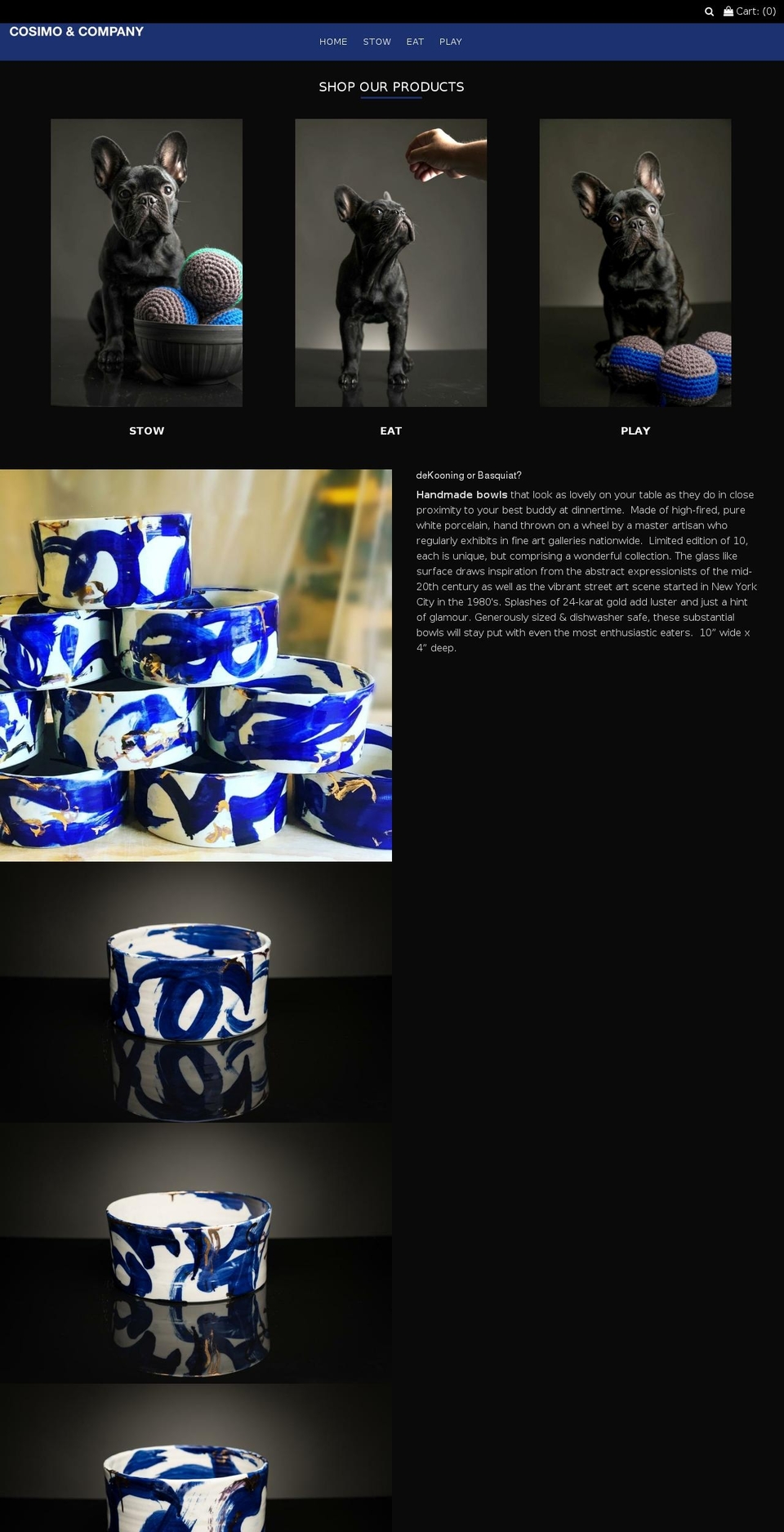 cosimoandco.com — Shopify storefront screenshot