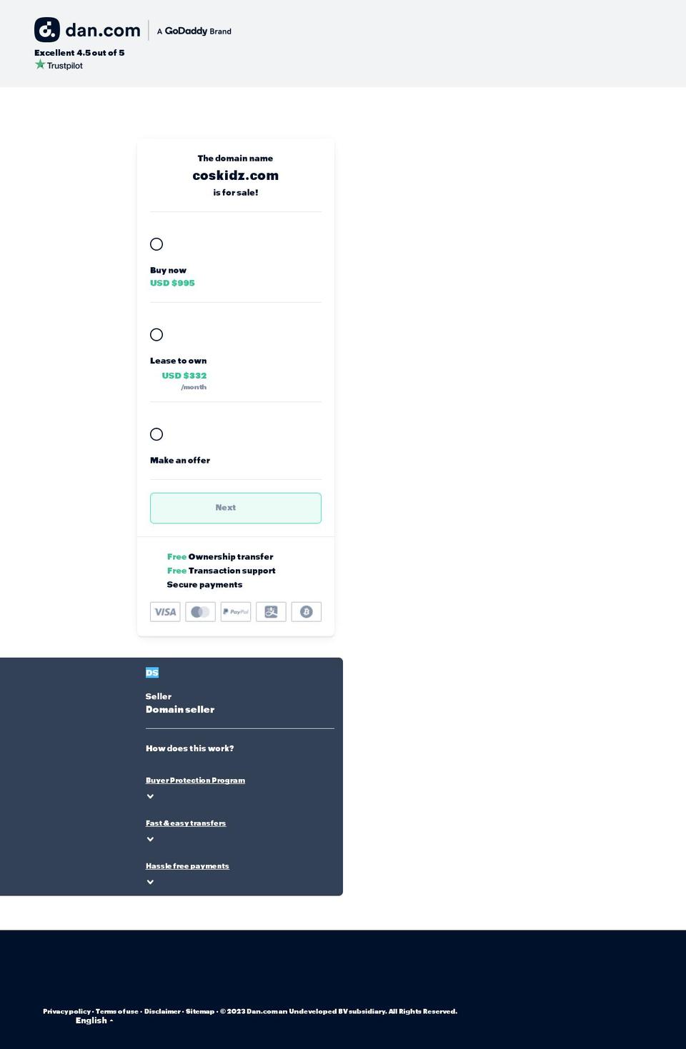 coskidz.com — Shopify storefront screenshot