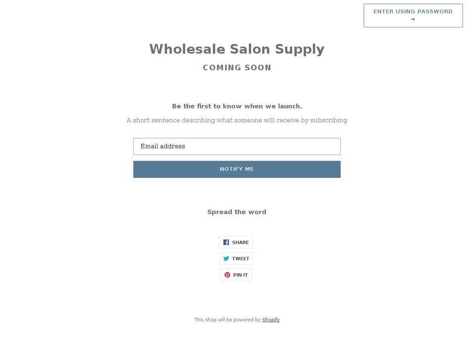 cosmetic.supplies shopify website screenshot