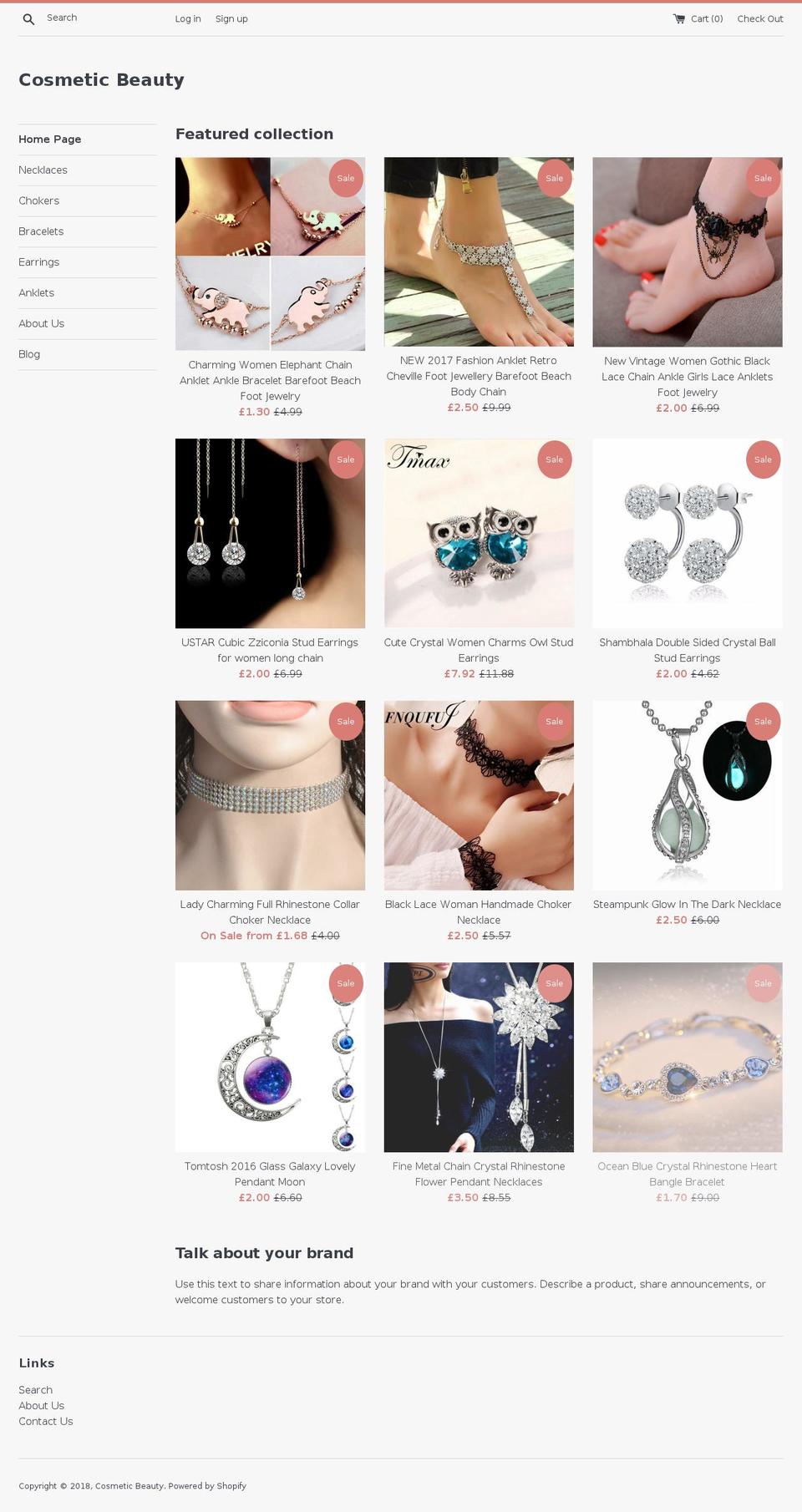 cosmeticbeauty54.com — Shopify storefront screenshot