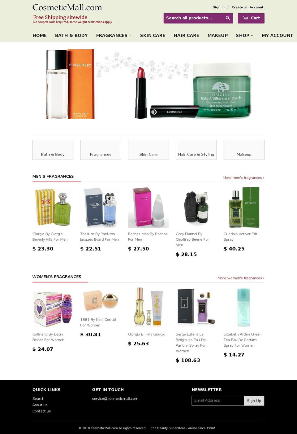 cosmeticmal.com — Shopify storefront screenshot