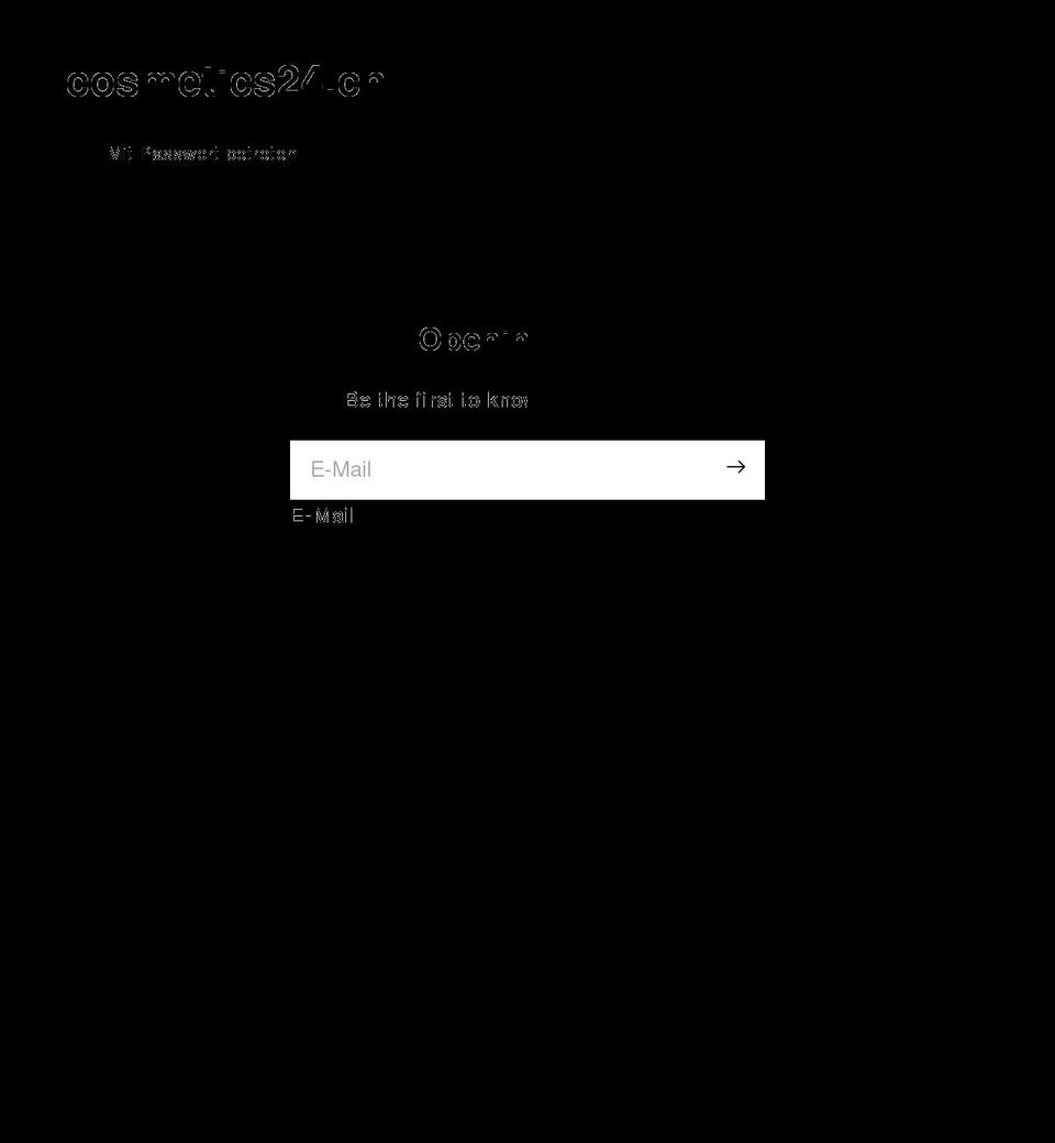 cosmetics24.ch shopify website screenshot
