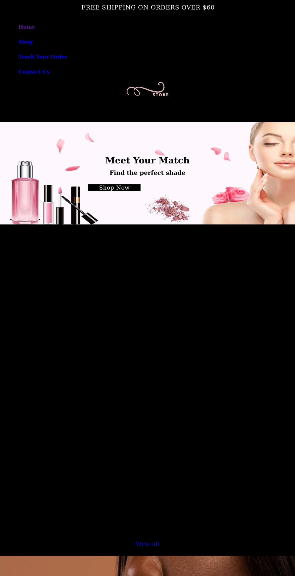 Diamond vip cosmetics store Shopify theme site example cosmeticsmm.com