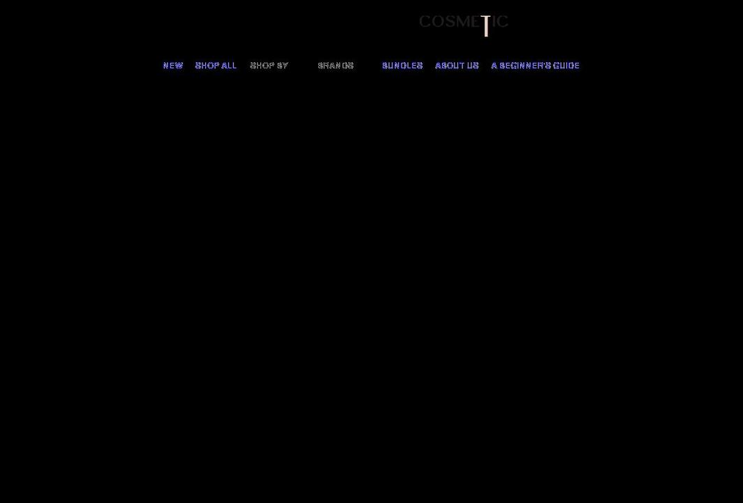 cosmetictheory.co.uk shopify website screenshot