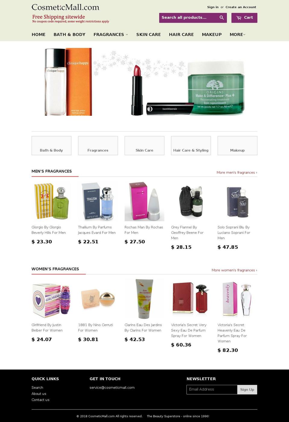 cosmeticworlds.com — Shopify storefront screenshot