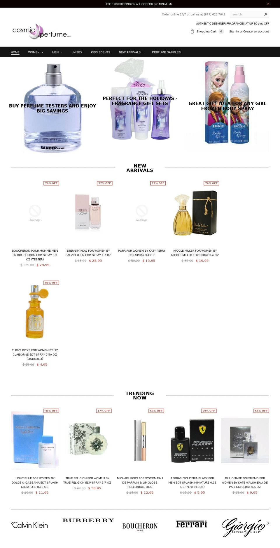 Test of ella-theme-source-1-0-9 power Shopify theme site example cosmic-perfume.com
