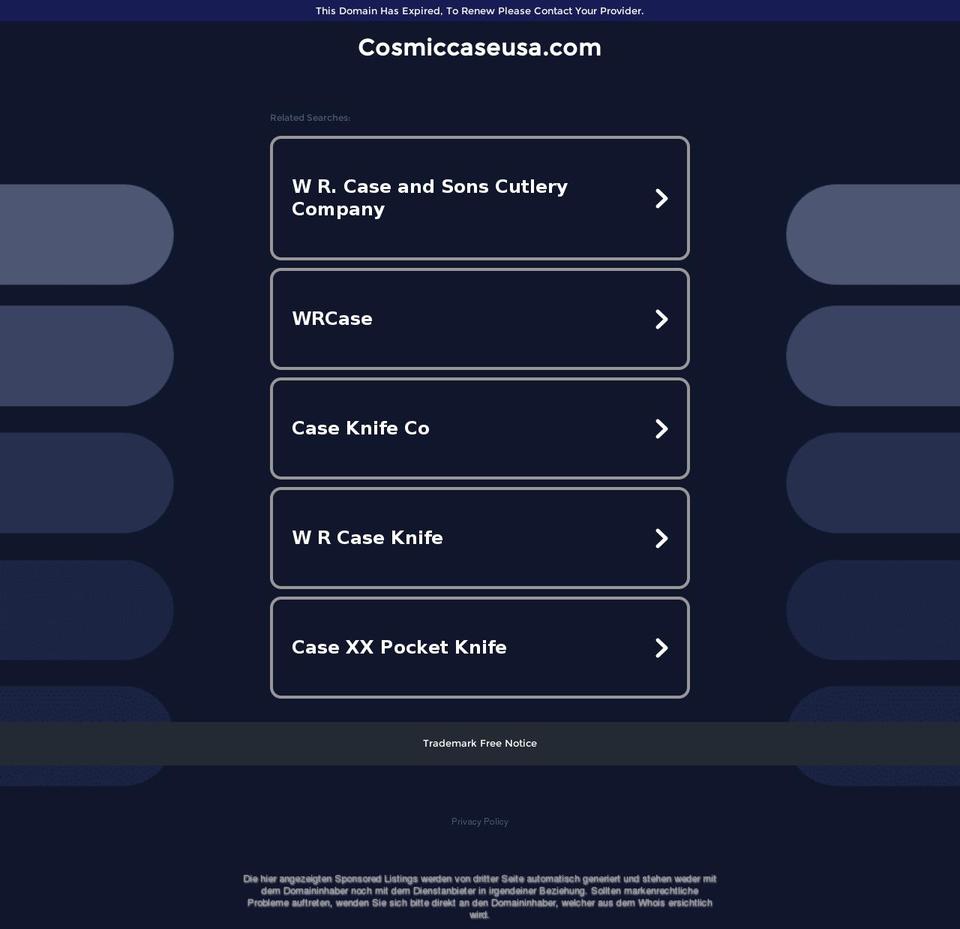 cosmiccaseusa.com — Shopify storefront screenshot