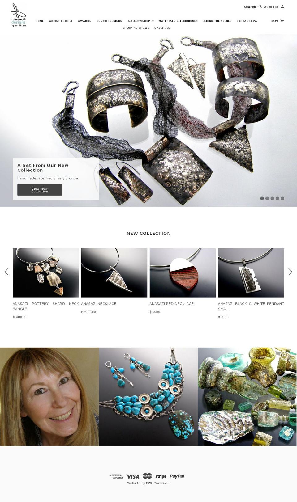 cosmicmothdesign.com shopify website screenshot