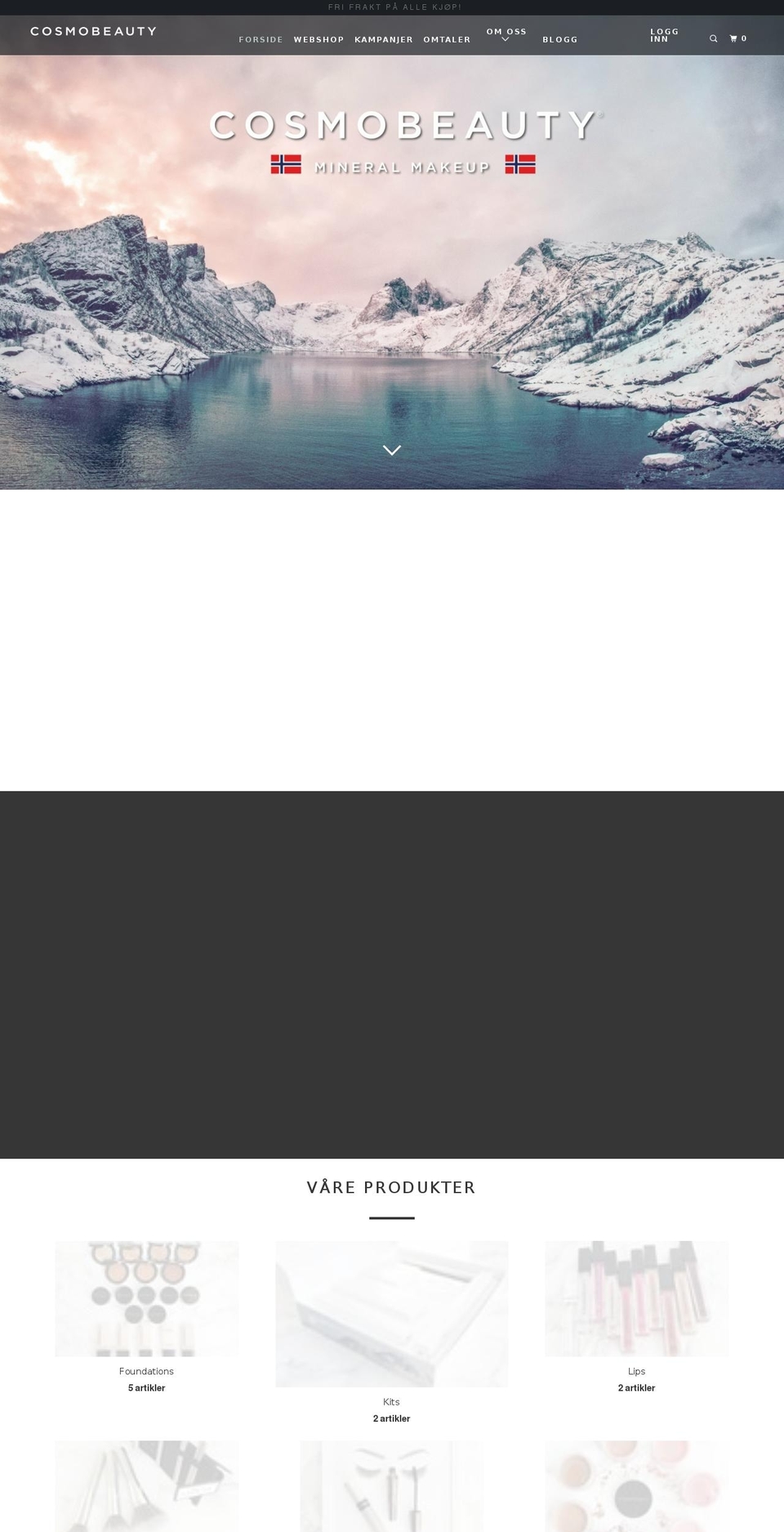 cosmonorth.com — Shopify storefront screenshot