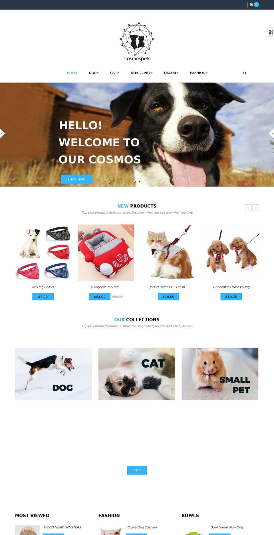 ap-alaska-4 Shopify theme site example cosmospets.com