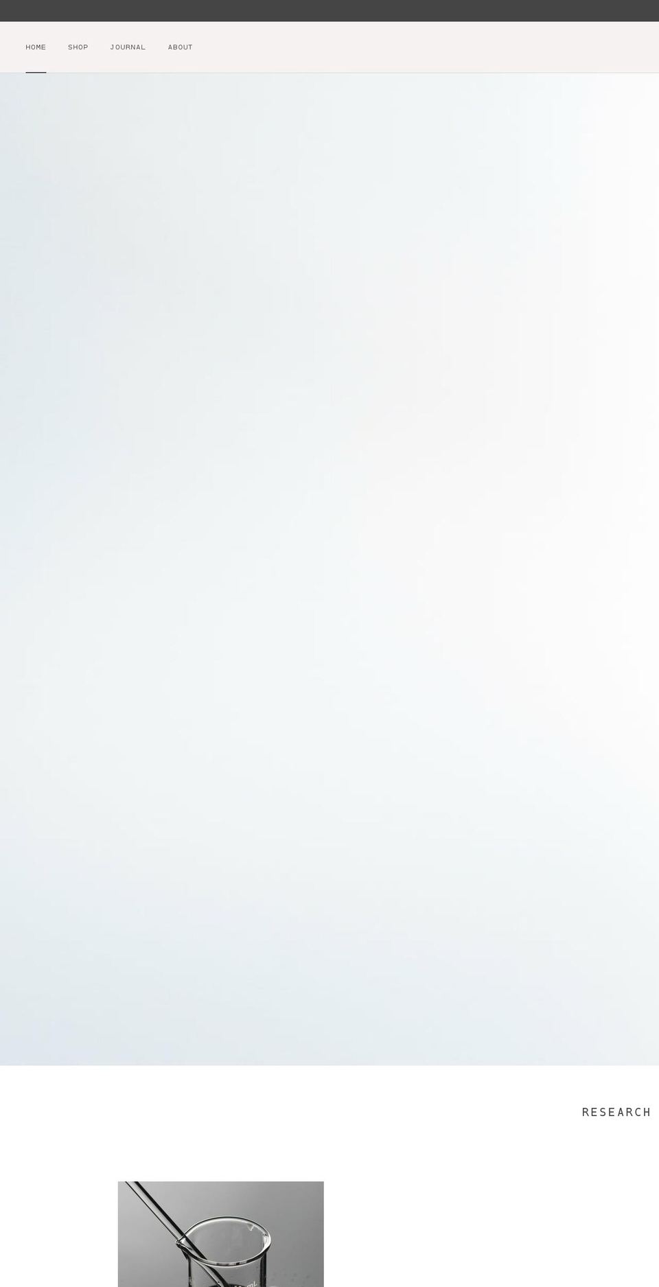 cosmresearch.com shopify website screenshot