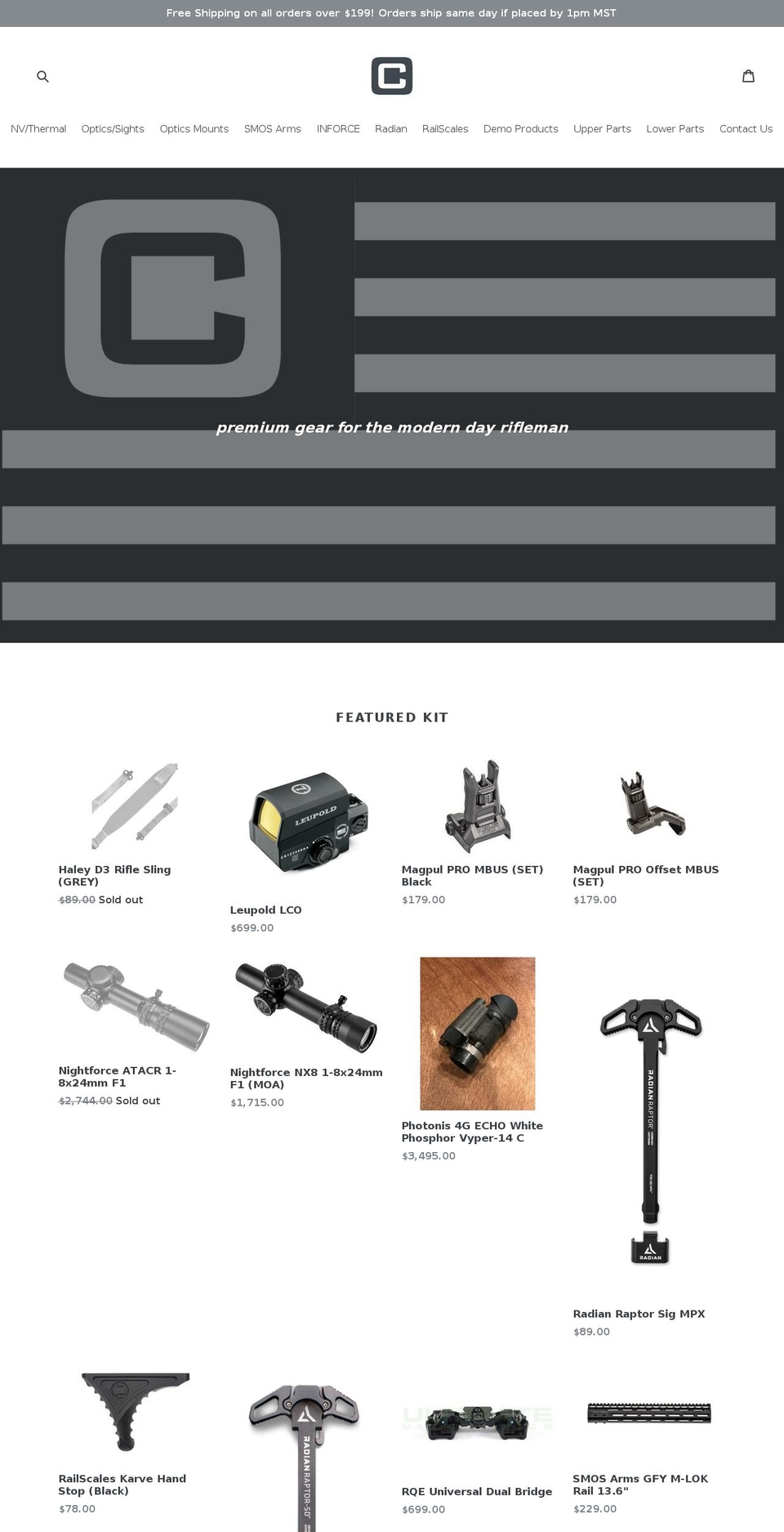 costa-inc.com — Shopify storefront screenshot
