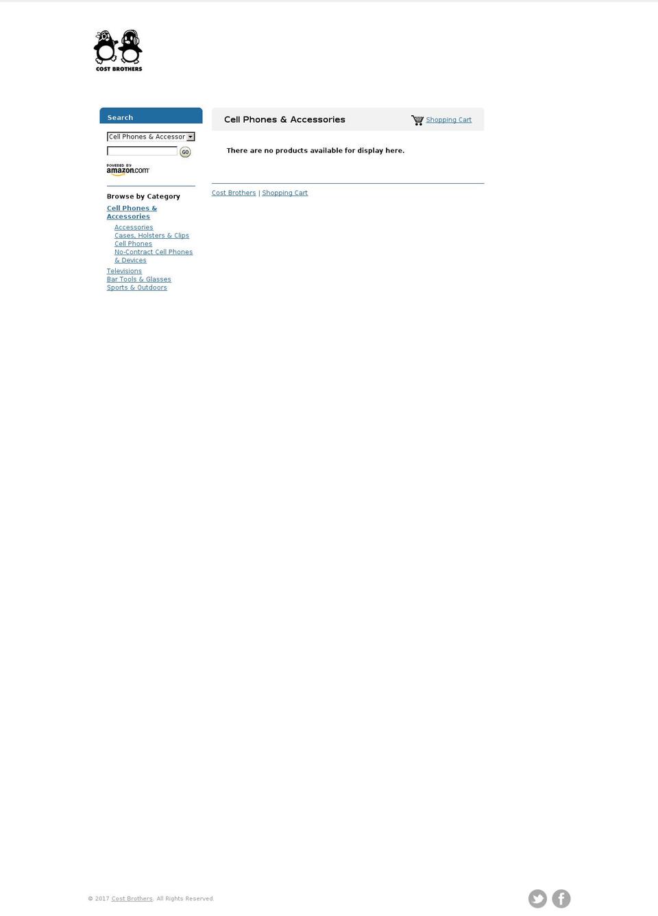 costbrothers.com shopify website screenshot
