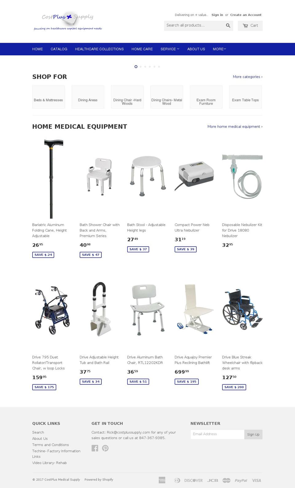 costplussupply.com shopify website screenshot