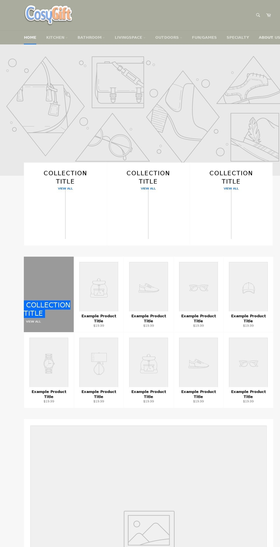 cosygift.com shopify website screenshot