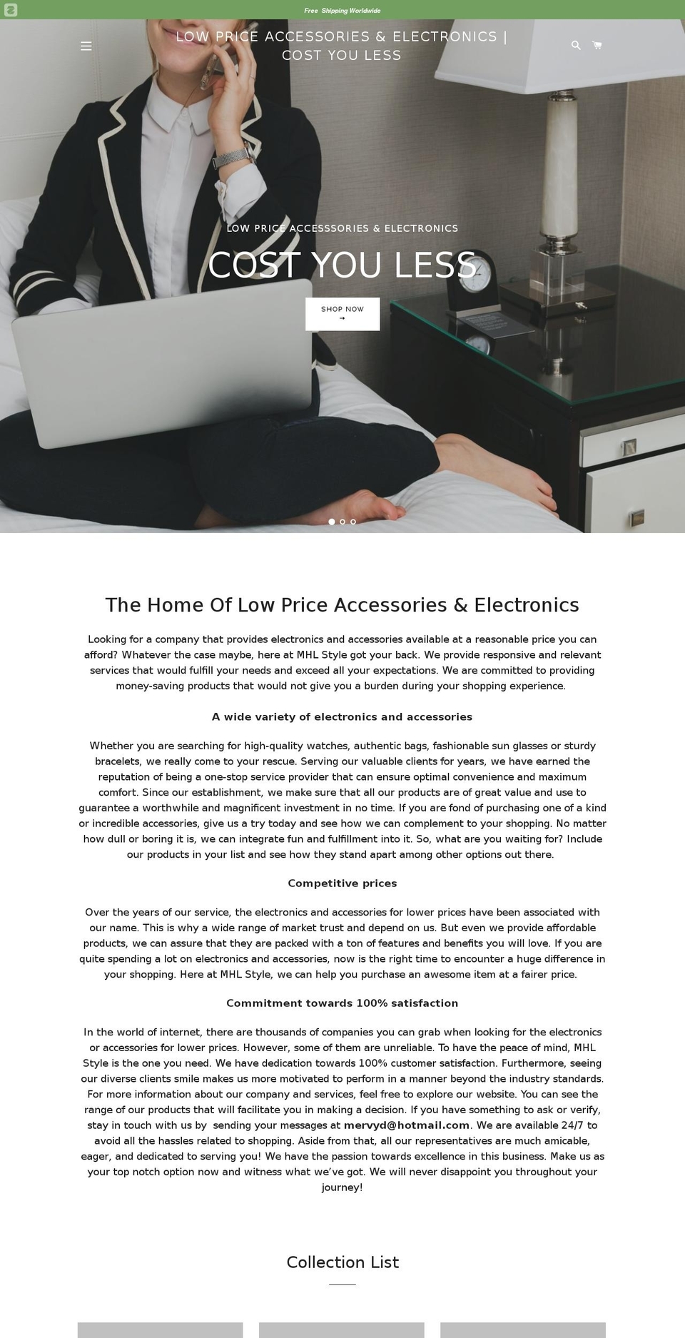 cosyouless.com shopify website screenshot