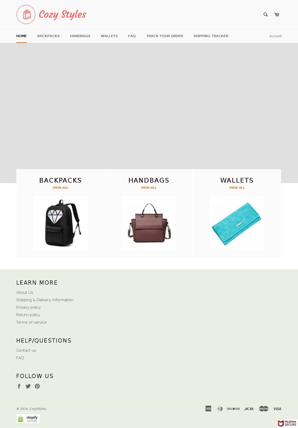 Copy of venture Shopify theme site example cosystyles.com