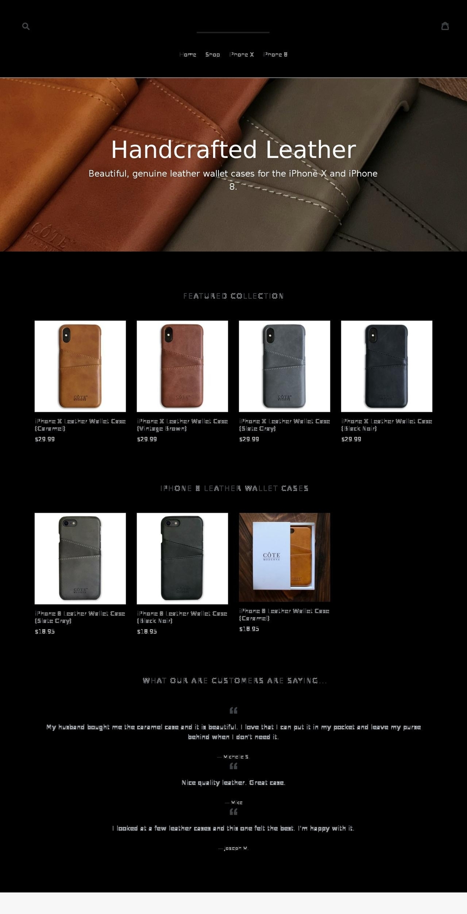 cotemoderne.com — Shopify storefront screenshot