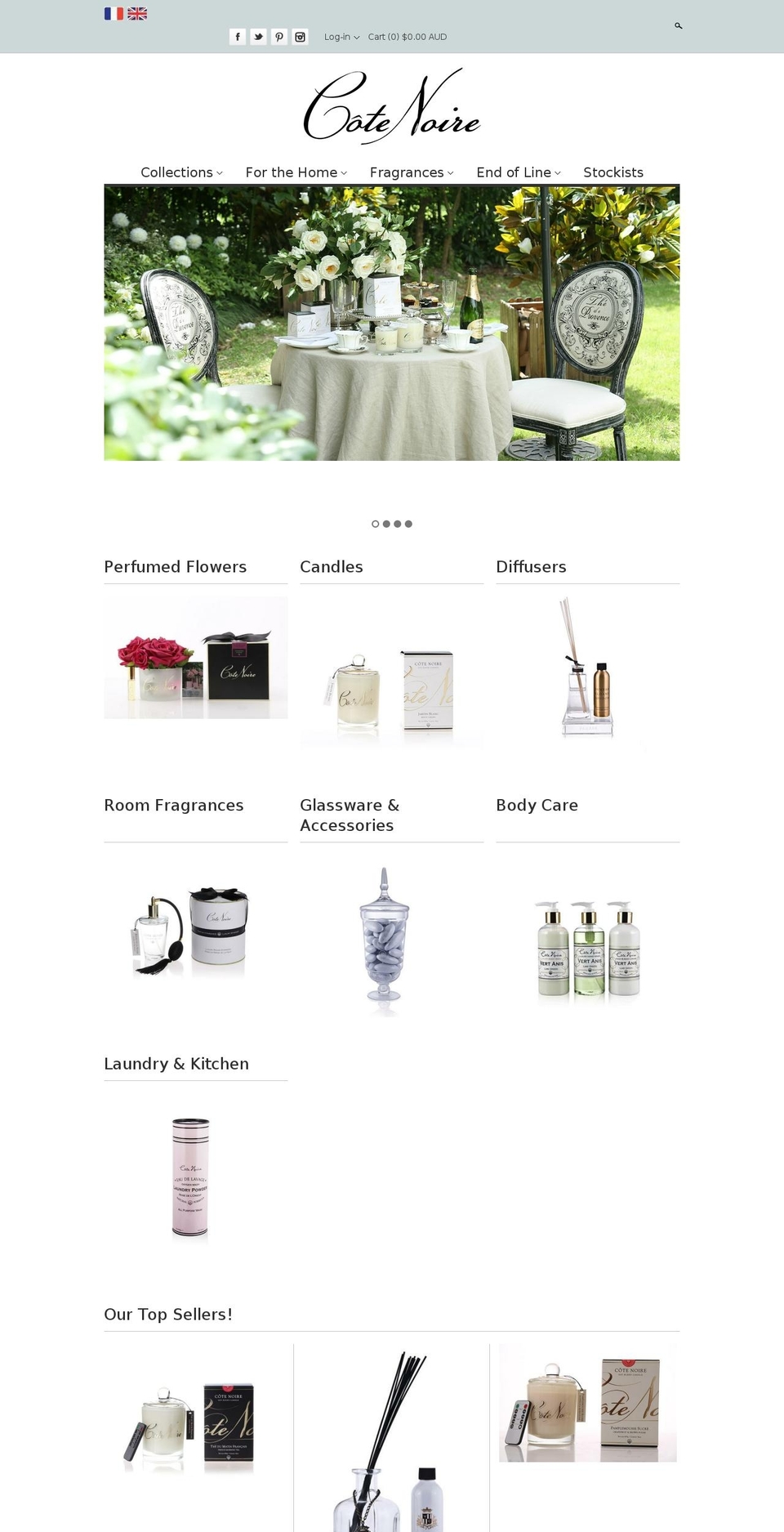 cotenoire.com.au shopify website screenshot