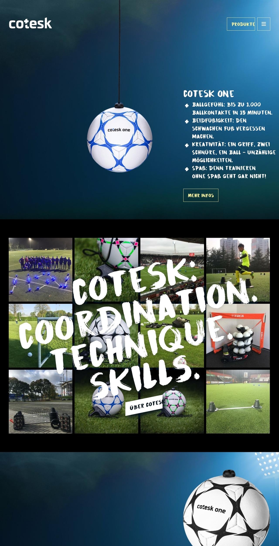 cotesk.com shopify website screenshot