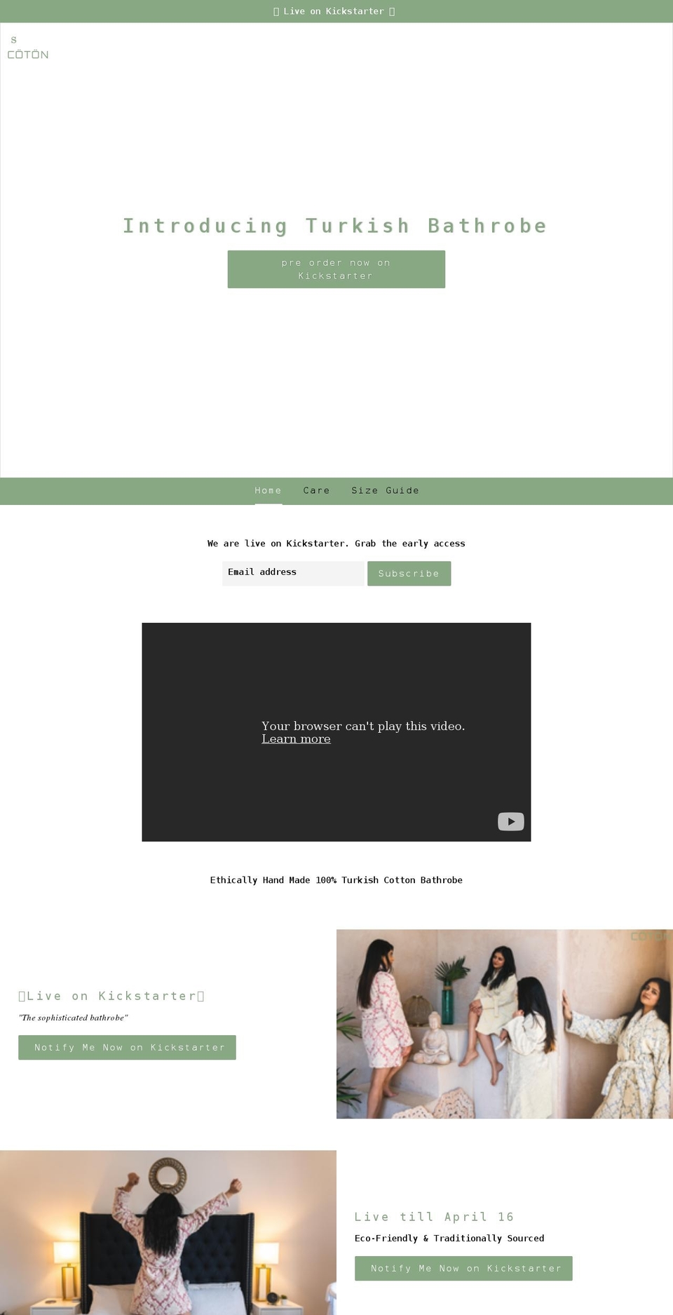 cotontoronto.com shopify website screenshot