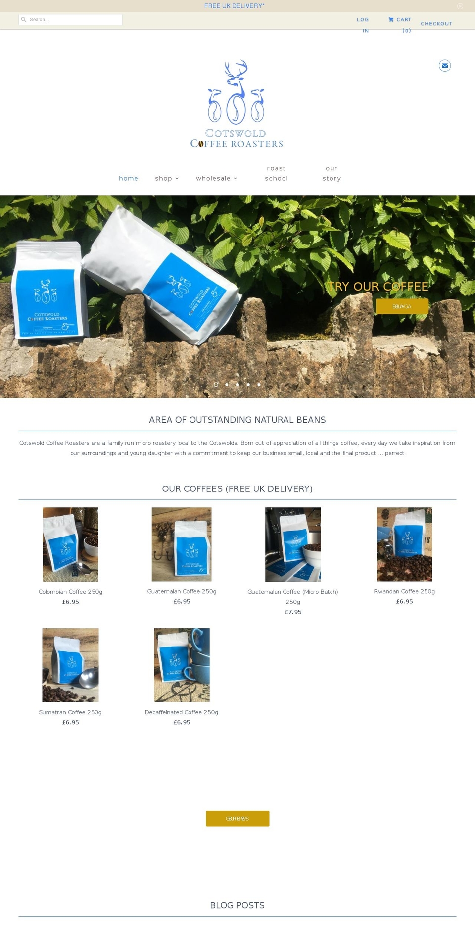 cotswoldcoffeeroasters.com — Shopify storefront screenshot