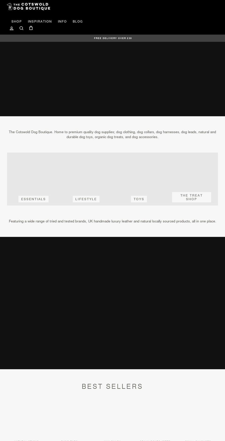 cotswolddogboutique.com shopify website screenshot