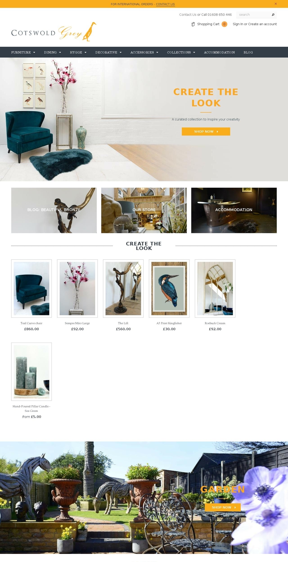 cotswoldgray.com shopify website screenshot