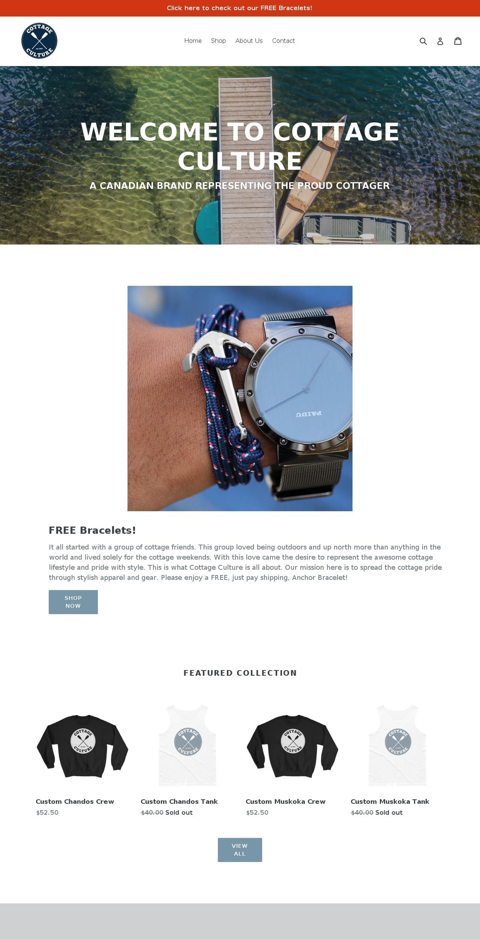cottagecultureco.com — Shopify storefront screenshot