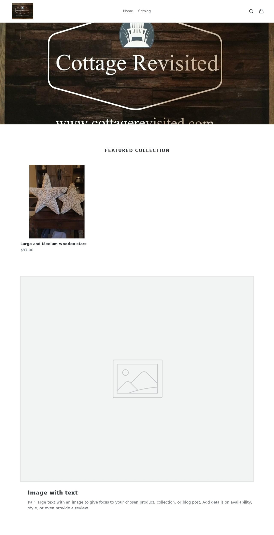 cottagerevisited.com — Shopify storefront screenshot