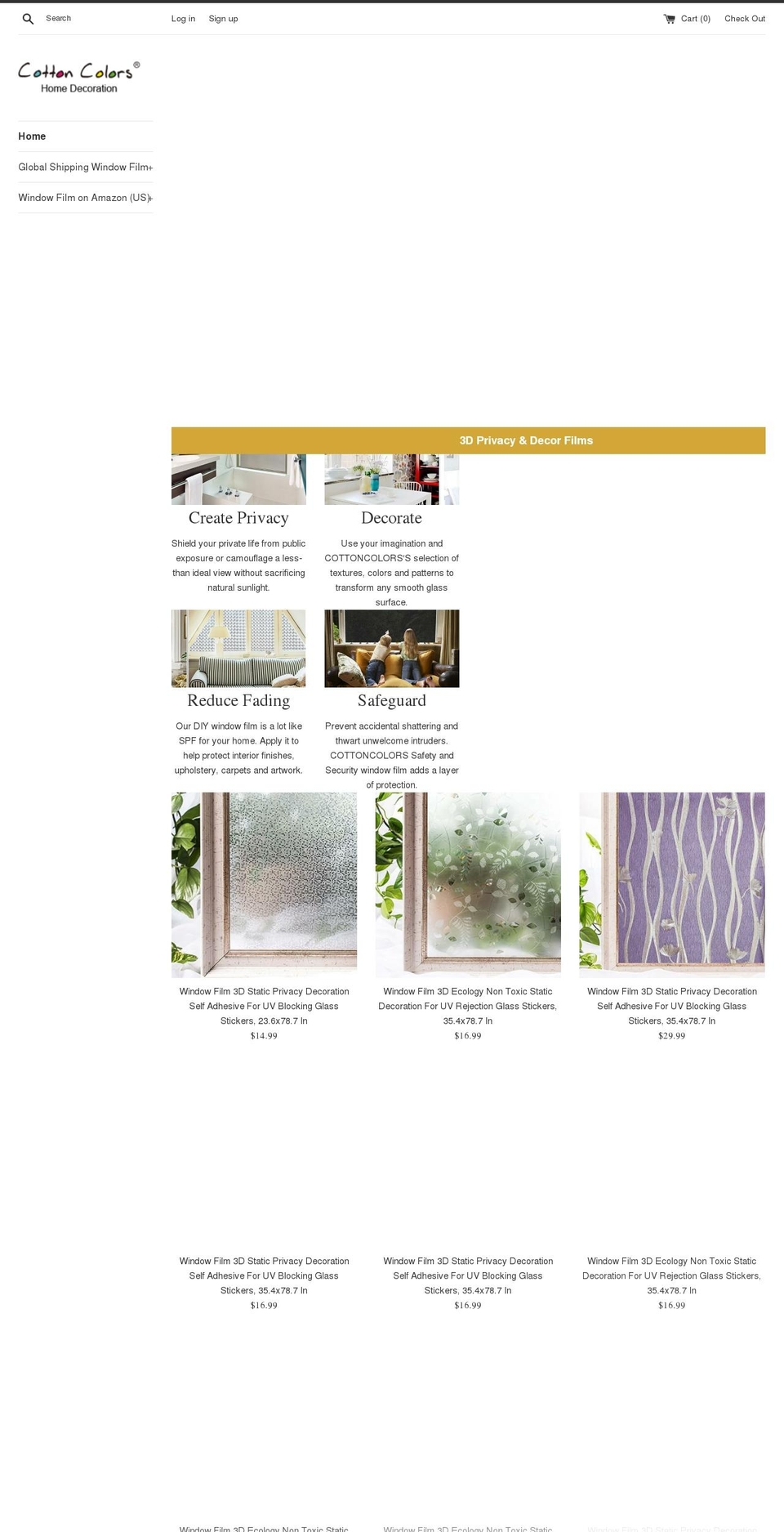 cottoncolorsfilms.com shopify website screenshot