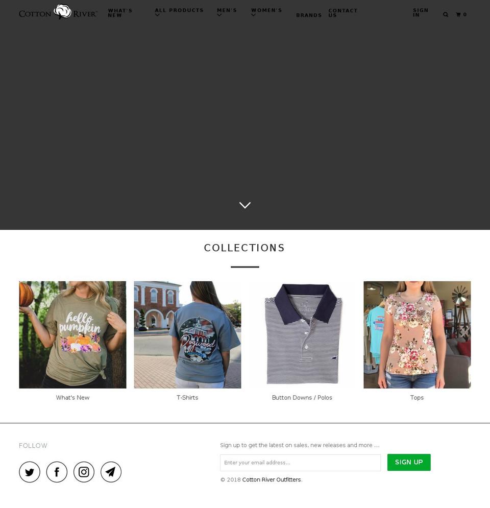 cottonrowoutfitters.com — Shopify storefront screenshot