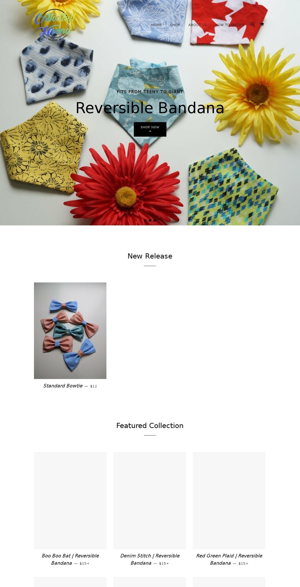 cottontailhound.com — Shopify storefront screenshot