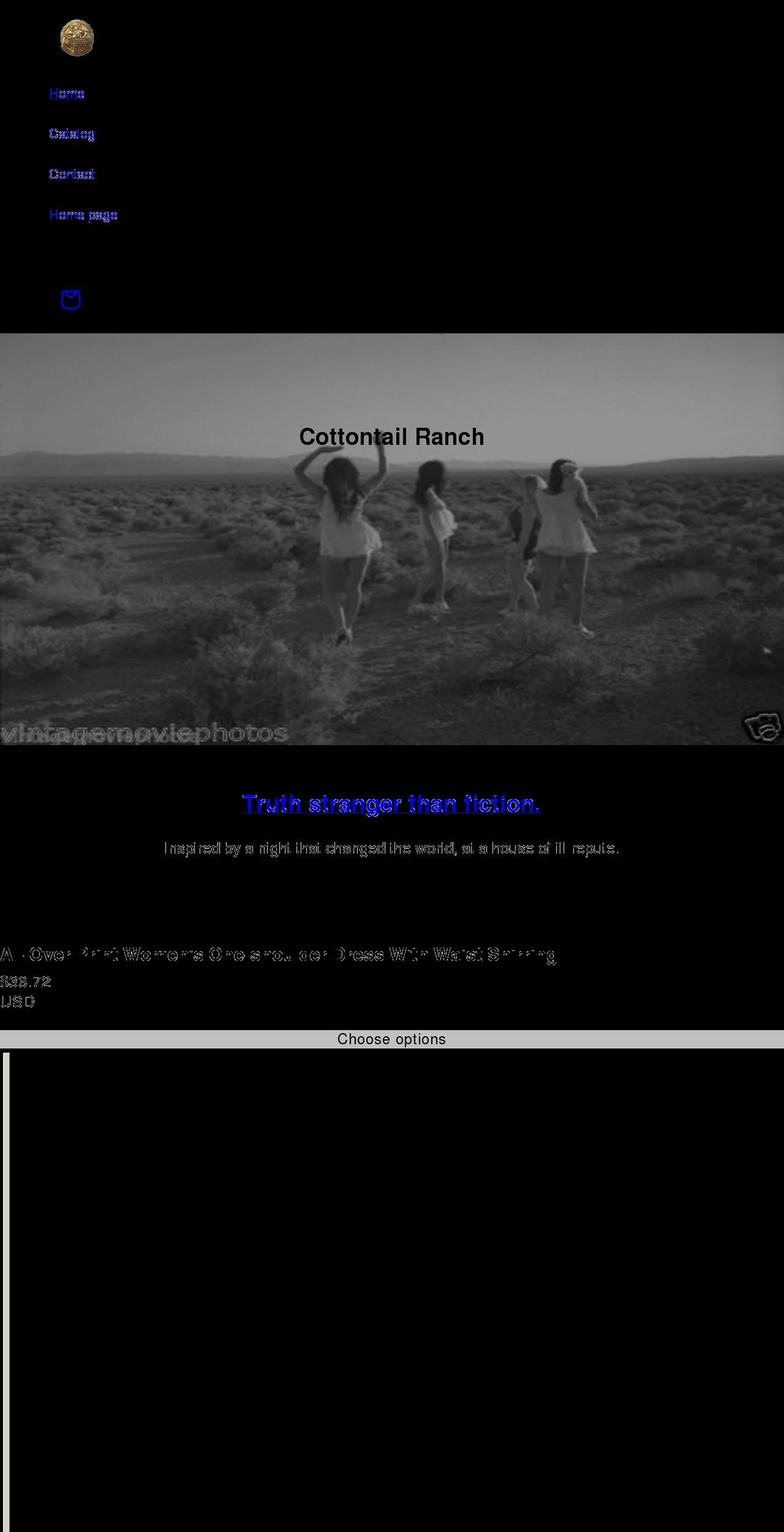 cottontailranch.club shopify website screenshot