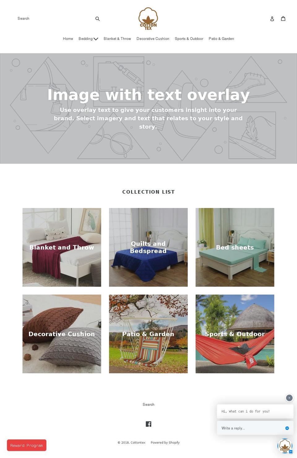 cottontex.net shopify website screenshot