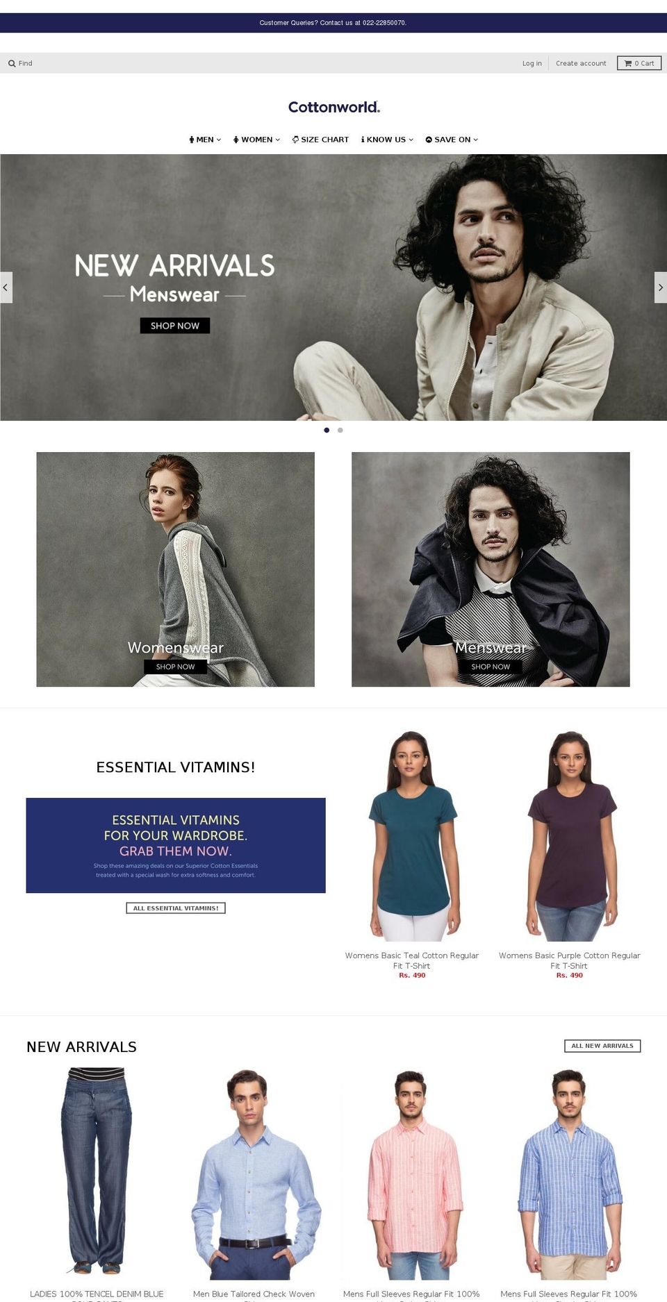 cottonworldnews.com shopify website screenshot