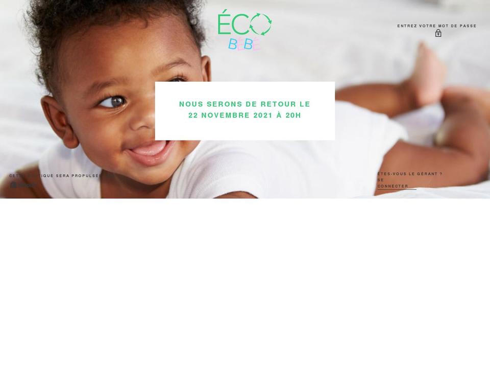 couchesecobebe.com shopify website screenshot