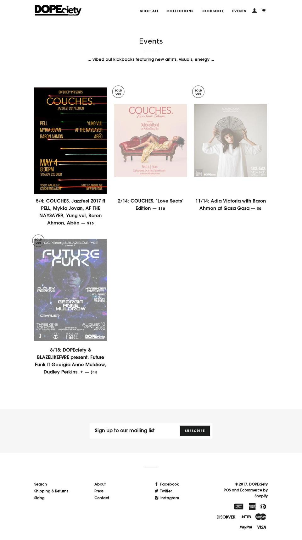 couchesnola.com shopify website screenshot