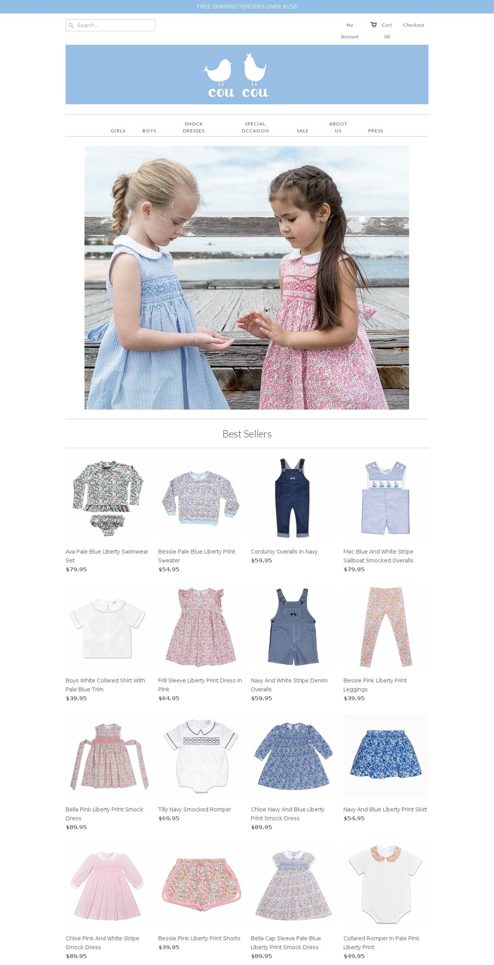 coucoubaby.com.au shopify website screenshot