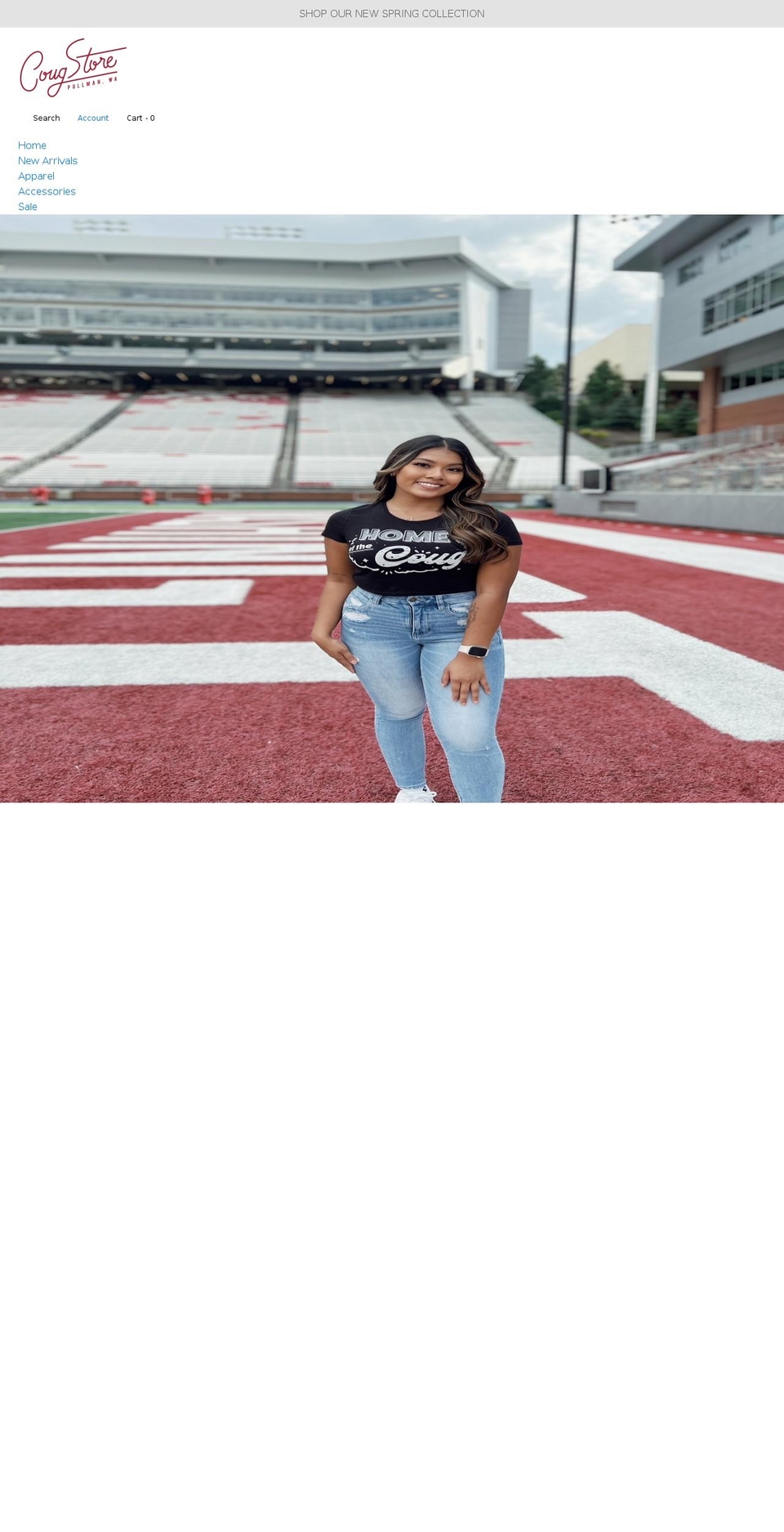 cougstore.com shopify website screenshot