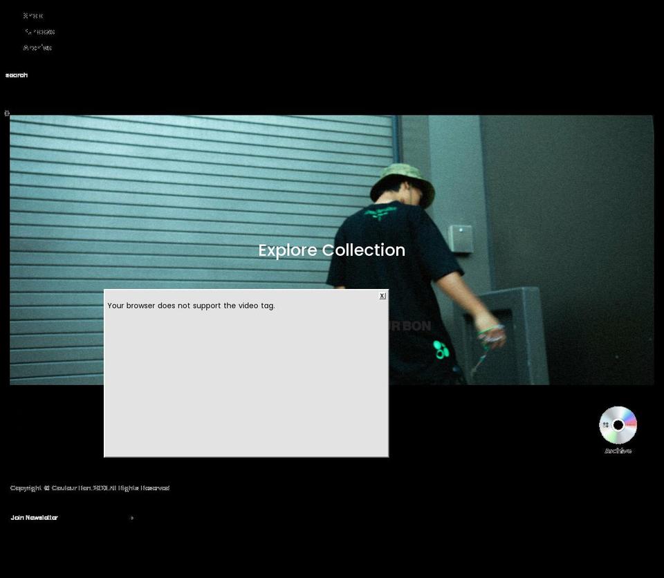 couleurbon.com shopify website screenshot