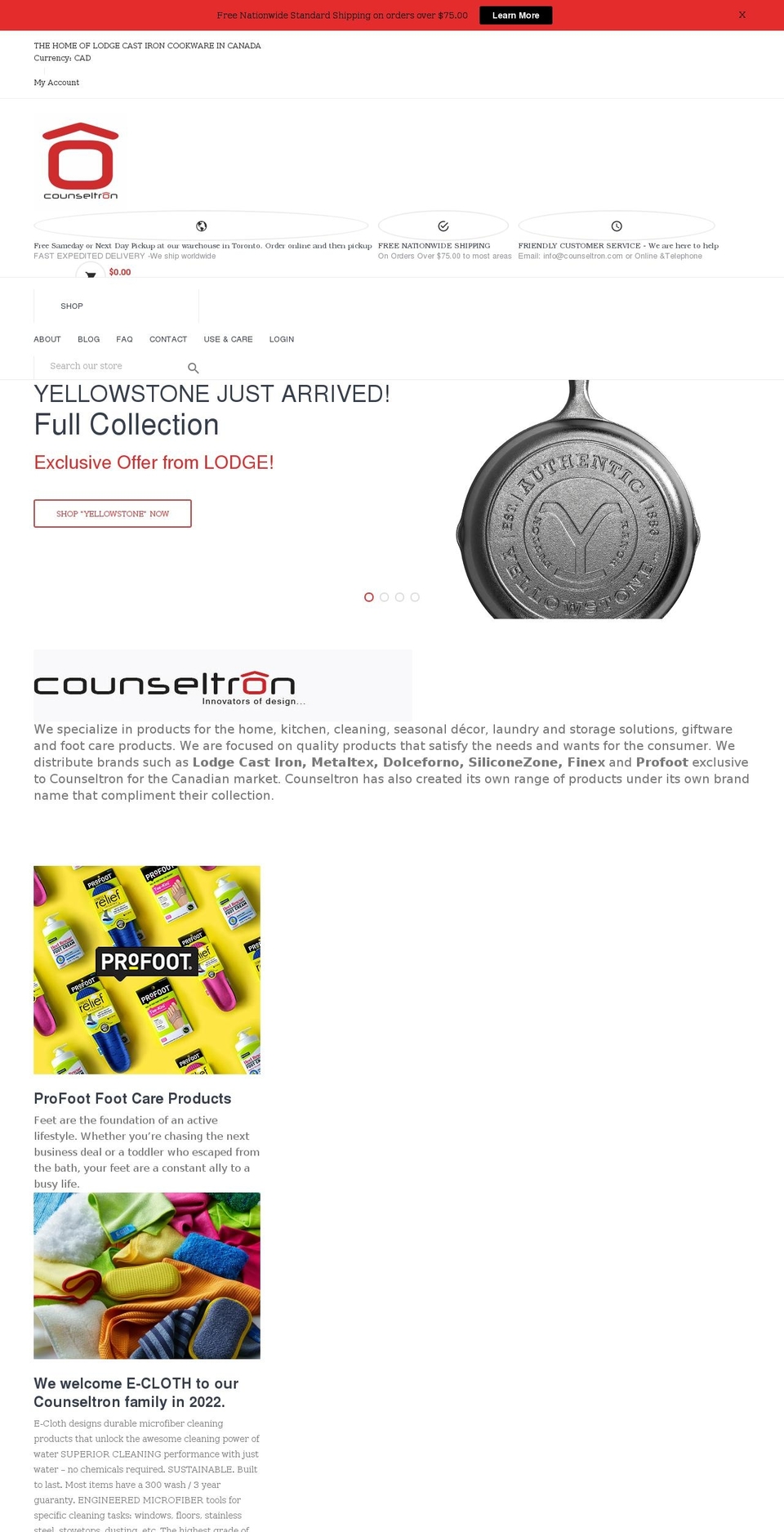 Counseltron-v--- Shopify theme site example counseltron.ca