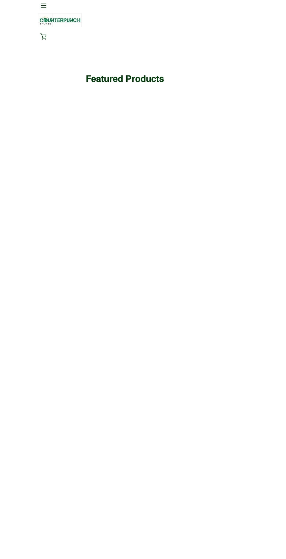 counterpunchsportsstore.com shopify website screenshot