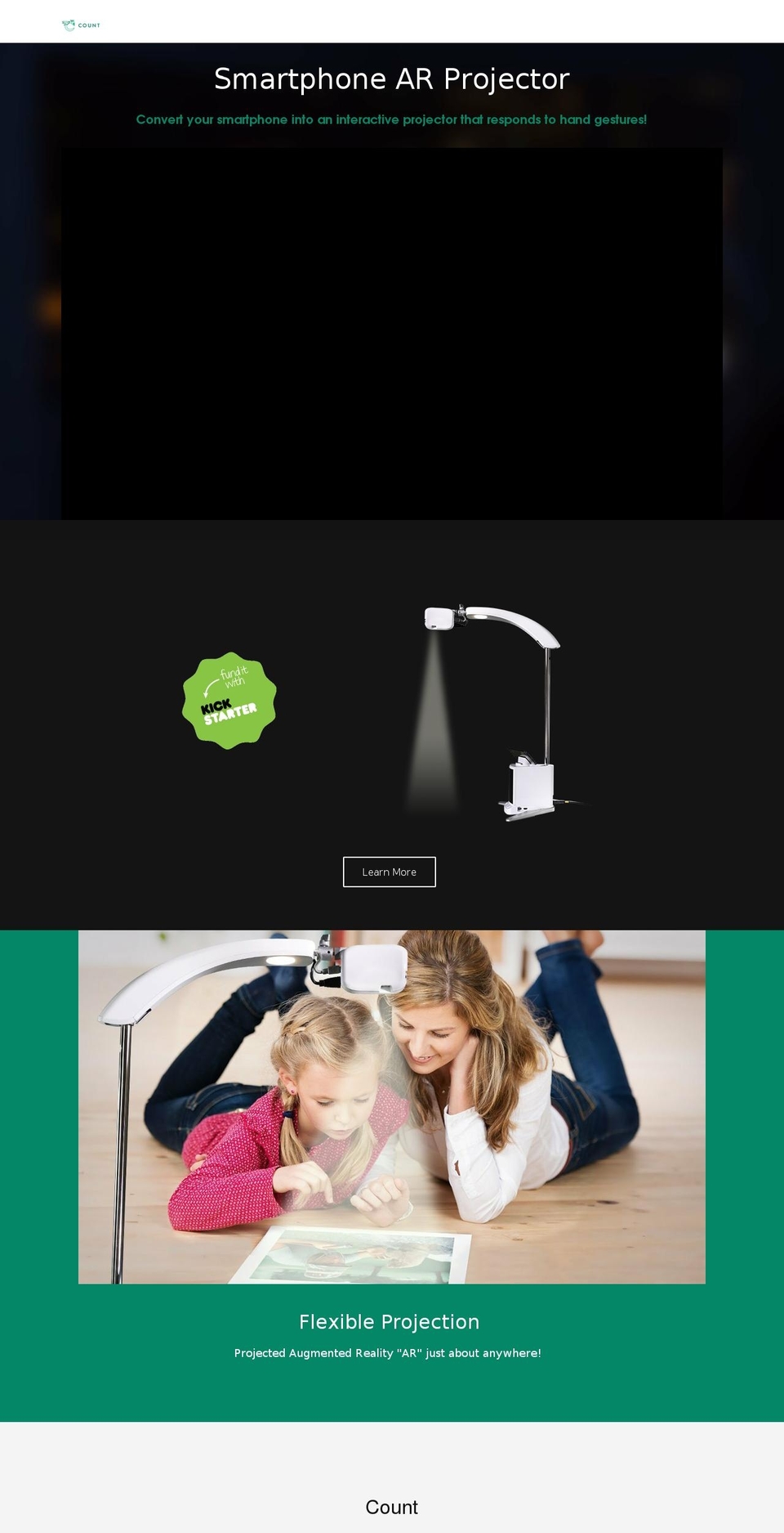 countprojector.com — Shopify storefront screenshot