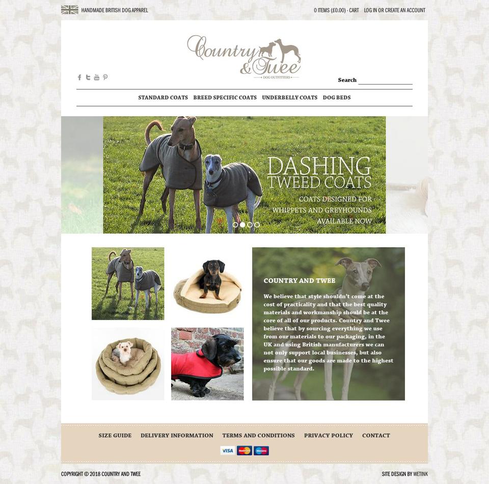 countryandtwee.com — Shopify storefront screenshot