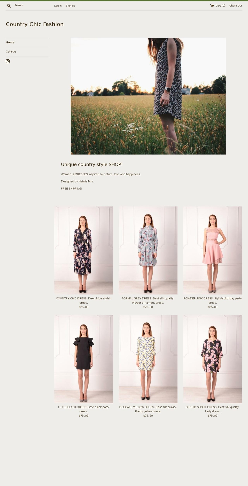countrychicfashion.com — Shopify storefront screenshot